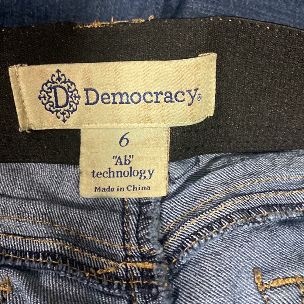 Democracy Blue Skinny Jeans with Stretchy Comfort - Picture 5 of 6
